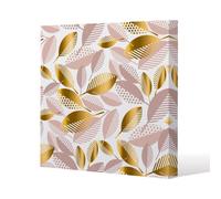 Andrew Lee Pastel Rose And Gold Autumn (Canvas Print) / 101 X 101 X 4Cm