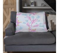 Andrew Lee Pink & Blue Flower Design (Blanket) / Default Title