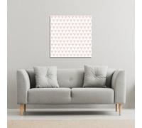Andrew Lee Pink Triangles (Canvas Print) / 101 X 101 X 4Cm