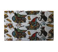 Andrew Lee Queen Cleopatra. History Background (Bath Towel) / Default Title