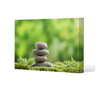 Andrew Lee Rock Garden Stones (Canvas Print) / 77 X 51 X 4Cm