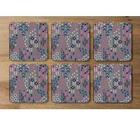 Andrew Lee Selection Of Flowers In Pink, Blue & White (Coaster) / Default Title