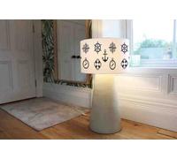 Andrew Lee Set Of Marine, Maritime Or Nautical Icons With An Anchor (Ceiling & Lamp Shade) / 45Cm X 26Cm / Lamp Shade