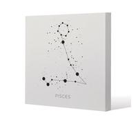 Andrew Lee Star Constellation Zodiac Pisces (Canvas) / 101 X 101 X 4Cm