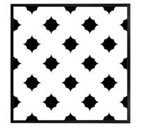 Andrew Lee Star Ornament (Picutre Frame) / 30X30" / White