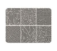 Andrew Lee Striped Geometric Patterns (Blanket) / Default Title
