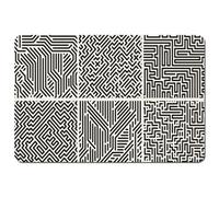 Andrew Lee Striped Geometric Patterns (Placemat) / Default Title