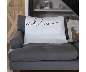 Andrew Lee Text Hello (Blanket) / Default Title