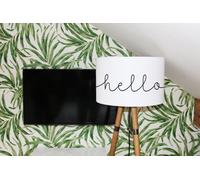 Andrew Lee Text Hello (Ceiling & Lamp Shade) / 45Cm X 26Cm / Ceiling Shade