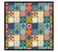 Andrew Lee Tribal Art Boho (Picutre Frame) / 24X24" / Oak