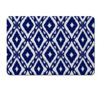 Andrew Lee Tribal Art Ikat Ogee In Traditional Classic Blue (Placemat) / Default Title