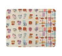 Andrew Lee Various Faces, Leaves And Flowers, Abstract Shapes (Blanket) / Default Title