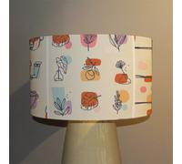 Andrew Lee Various Faces, Leaves And Flowers, Abstract Shapes (Ceiling & Lamp Shade) / 45Cm X 26Cm / Lamp Shade