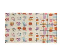 Andrew Lee Various Faces, Leaves And Flowers, Abstract Shapes (Kitchen Towel) / Default Title