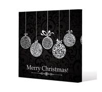 Andrew Lee Vintage Christmas Balls (Canvas) / 114 X 114 X 4Cm