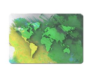 Andrew Lee World Map Yellow And Green (Placemat) / Default Title