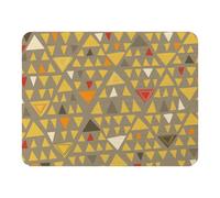 Andrew Lee Yellow Geometric Triangles (Blanket) / Default Title
