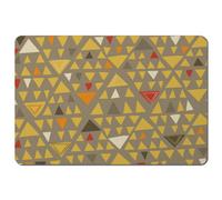 Andrew Lee Yellow Geometric Triangles (Placemat) / Default Title