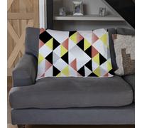 Andrew Lee Yellow, Pink & Black Geometric Pattern (Blanket) / Default Title