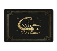Andrew Lee Zodiac Scorpio Horoscope In Black & Gold (Placemat) / Default Title
