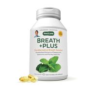ANDREW LESSMAN Breath Plus 60 Softgels - Natural Breath Freshener, Helps Eliminate Odors from Food, Smoking, Morning Breath from The Inside Out, with Peppermint & Spearmint. Easy to Swallow Softgels
