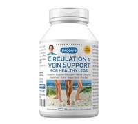 Andrew Lessman Circulation Vein Support for Healthy Legs 30 Count - High Bioactivity Diosmin Natural Oxidants Butcher's Broom Visibly Reduces Swelling and Discomfort in Feet, Ankles, Calves and Legs