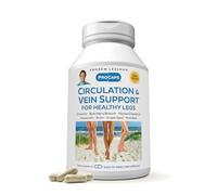 Andrew Lessman Circulation & Vein Support for Healthy Legs 60 Capsules - High Bioactivity Diosmin, Butcher's Broom, Visibly Reduces Swelling & Discomfort in Feet, Ankles, Calves, Legs