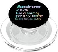 Andrew Like A Normal Guy Only Cooler Legend King First Name PopSockets PopGrip for MagSafe