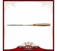 Andrew Mack Size 000 Series Long Bob Pinstriping and Scrolling Brush Black Synthetic & Blue Squirrel Blended 1 3/4 Hair by Andrew Mack Brush