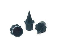 Andrew Plastics Bag of 25 Green Plastic Candle Holders - 22mm diameter - Floral Displays