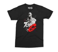 Andrew Tate Graphic T-Shirt - Black - 2XL - Lightweight & Breathable Cotton Printed T-Shirt - Tate Confidential Graphic Tee - Andrew Cobra Tate Brothers