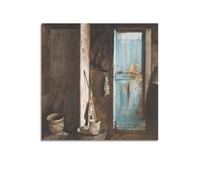 Andrew Wyeth (Alvaro And Christina) Art Poster Wall Art Canvas Aesthetic Music And Movie Decoration Living Room Bedroom 16x16inch(40x40cm) Unframe-style