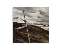 Andrew Wyeth Artwork -“Dodge's Ridge”Canvas Poster Wall Art Canvas Aesthetic Music And Movie Decoration Living Room Bedroom 12x12inch(30x30cm) Unframe-style
