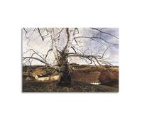 Andrew Wyeth Paintings (Pennsylvania Landscape) Art Print Poster Wall Art Canvas Aesthetic Music And Movie Decoration Living Room Bedroom 16x24inch(40x60cm) Unframe-style