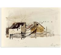 Andrew Wyeth Poster The Mill Canvas Painting Artworks Picture Vintage Wall Art Andrew Wyeth Prints For Modern Home Wall Decor 40x50cm No Frame