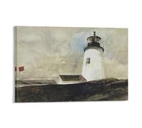 Andrew Wyeth Signal Canvas Printing Famous Paintings, Wall Art Posters, Decorative Hanging Pictures Canvas Poster Wall Art Picture Prints Hanging Photo Decor Home Posters Artworks 24x36inch(60x90cm)
