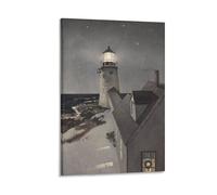 Andrew Wyeth Snowy Morning Canvas Printing Famous Paintings, Wall Art Posters, Decorative Hanging Pictures Canvas Art Poster And Wall Art Picture Print Modern Family Decor Posters 16x24inch(40x60cm)