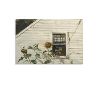 Andrew Wyeth Sunflowers Canvas Printing Famous Paintings, Wall Art Posters, Decorative Hanging Pictures Artworks Picture Print Poster Wall Art Painting Canvas Decor Home Posters 08x12inch(20x30cm)