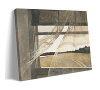 Andrew Wyeth Works《Wind from The Sea 1947》Printing Posters Family Aesthetic Wall Hanging Art Printed Photo Paint for Bedroom Decoration 12x18inch(30x45cm)
