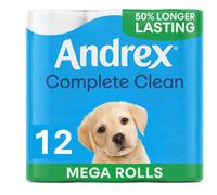 Andrex Classic Clean Mega Toilet Roll 12 Mega XL Same Quality Toilet Roll
