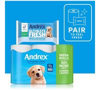 Andrex Complete Clean 12 Rolls 1 unit Classic Clean Washlets 3 Units