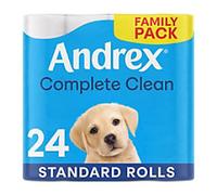 Andrex Complete Clean Toilet Paper 2 Ply 04480125 Pack of 24