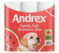 Andrex Family Soft Limited Edition Watermelon Scented Toilet Rolls