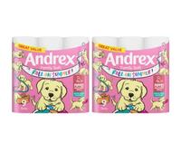 Andrex Family Soft Roll On Summer Limited Edition Toilet Tissue, 9 Rolls
