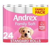 Andrex Family Soft Toilet Paper 24 Rolls Previously Andrex Gentle Clean Gen