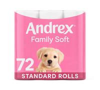 Andrex Family Soft Toilet Roll 72 Rolls Family Pack 11160 Total Sheets