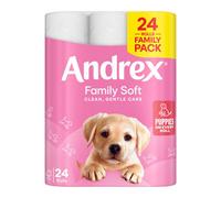 Andrex White Toilet Roll, Pack Of 24