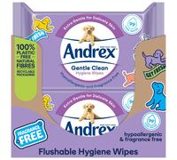 Andrex Gentle Clean Moist Toilet Tissue - Flushable Hygiene Wipes Single (12 Packs x 36 Sheets), FSC Certified
