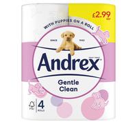Andrex Gentle Clean Toilet Rolls 1Kg (Pack of 6)