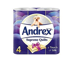 Andrex Supreme Quilts 3 Ply Toilet Roll 48 Rolls 2 Case Pack